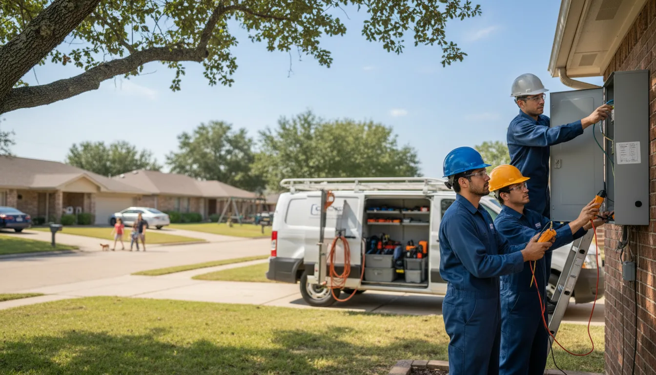 Certified electrician providing emergency electrical services in Harker Heights, TX